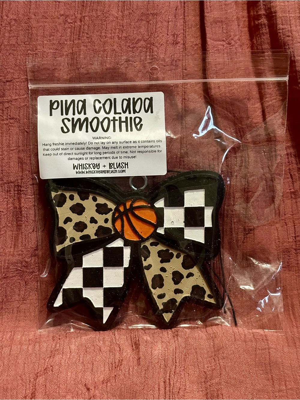 Cheetah Print Basketball Bow Freshie